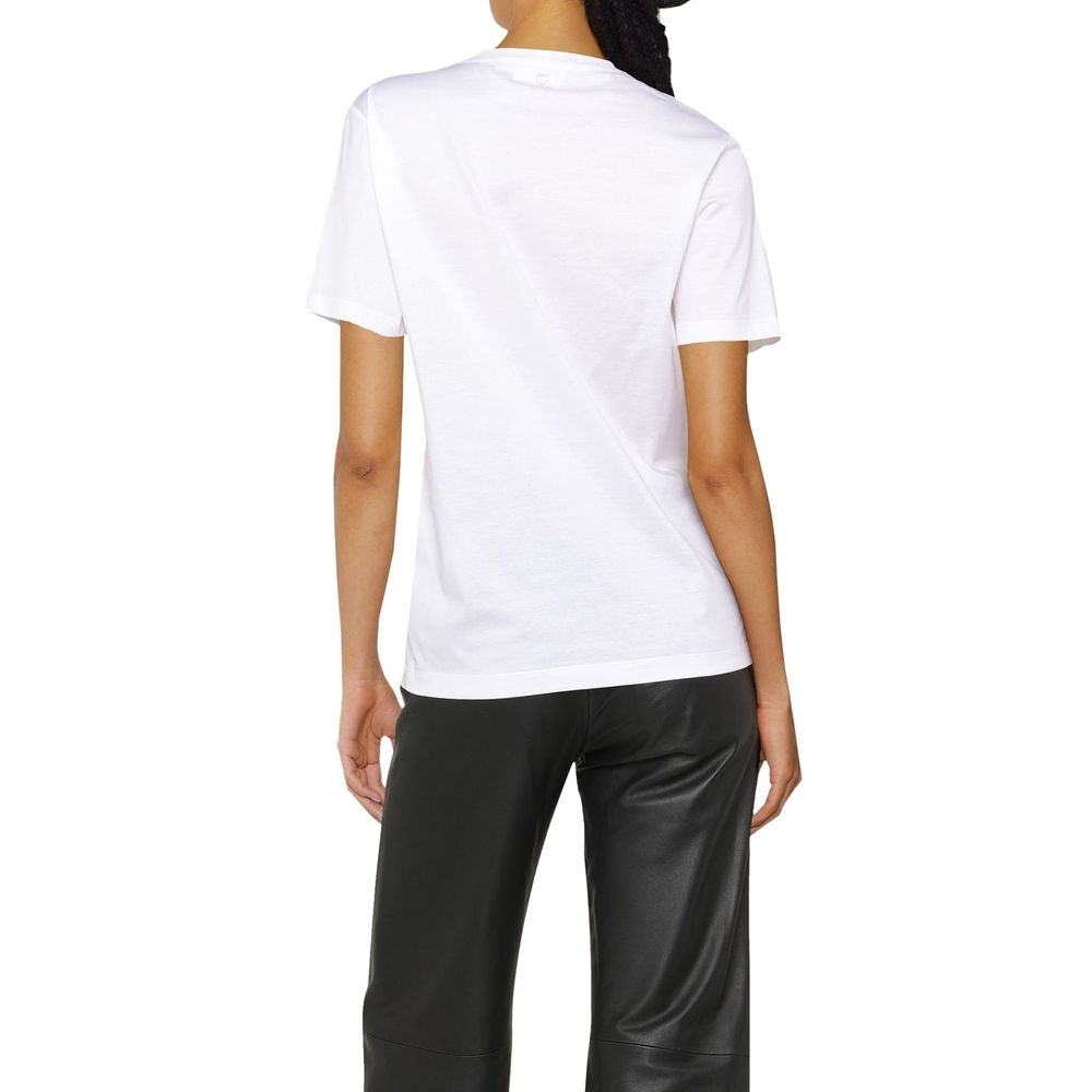 Salvatore Ferragamo - White Cotton T-Shirt