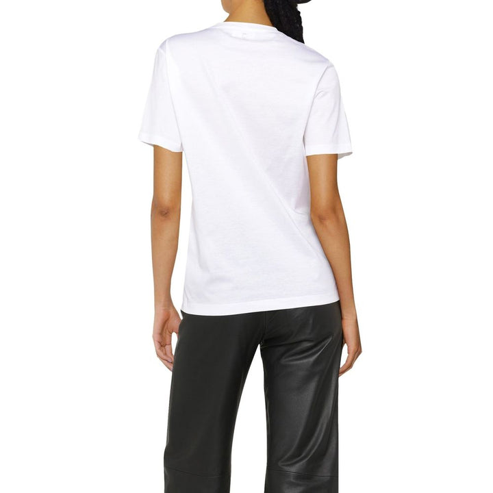 Salvatore Ferragamo - White Cotton T-Shirt