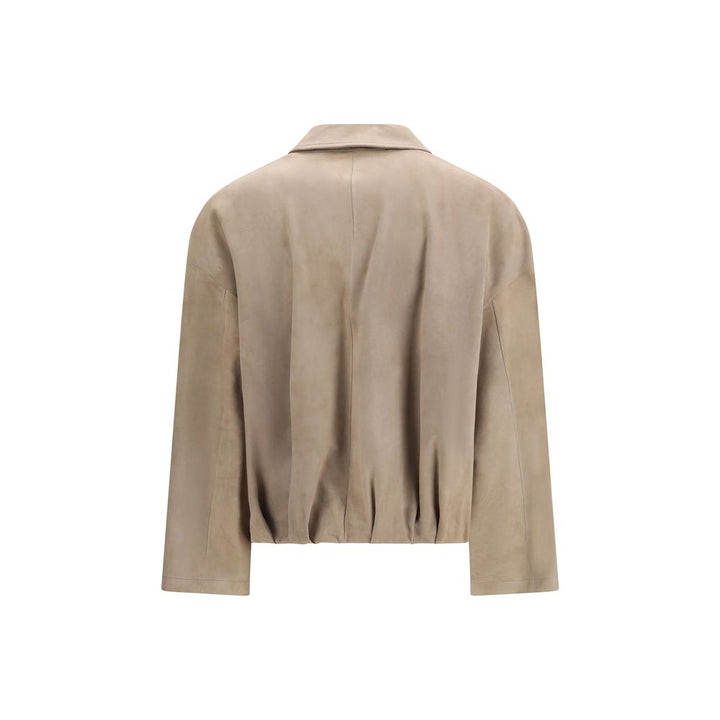 Salvatore Santoro Sport Jackets - Beige Lamb Ovis Aries Coat
