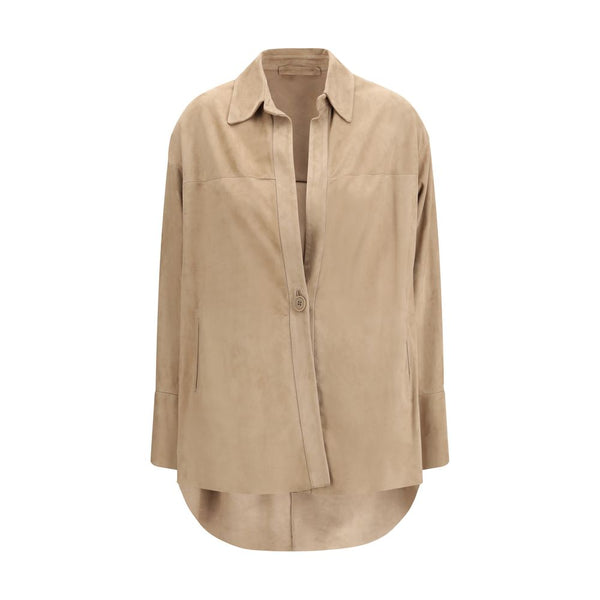 Salvatore Santoro Shirts - Beige Lamb Ovis Aries Shirt