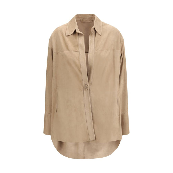 Salvatore Santoro Shirts - Beige Lamb Ovis Aries Shirt