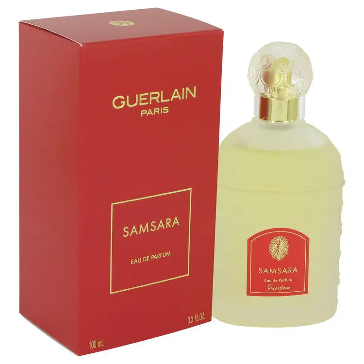 Experience Tranquility with Samsara Eau in a Stylish Red Bottle Women’s Perfume Guerlain