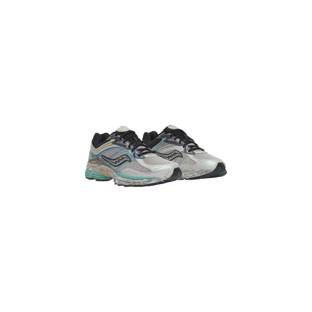 Saucony Gray Synthetic Athletic Sneakers