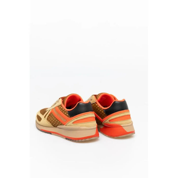 Scotch &amp; Soda Beige Leather Sneakers