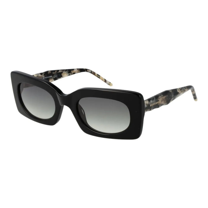 Scotch &amp; Soda Black Acetate Sunglasses