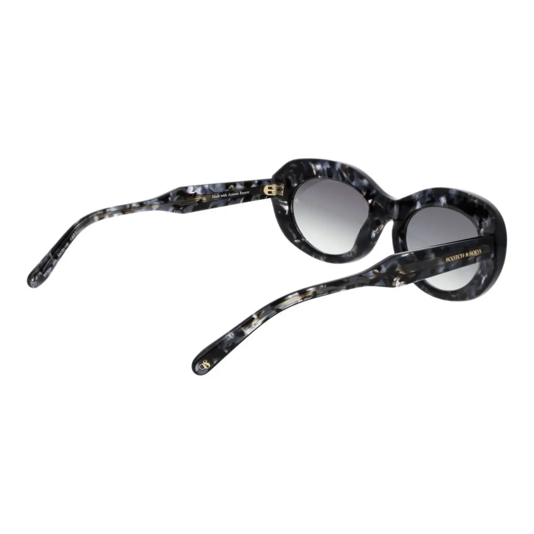 Scotch &amp; Soda Black Acetate Sunglasses