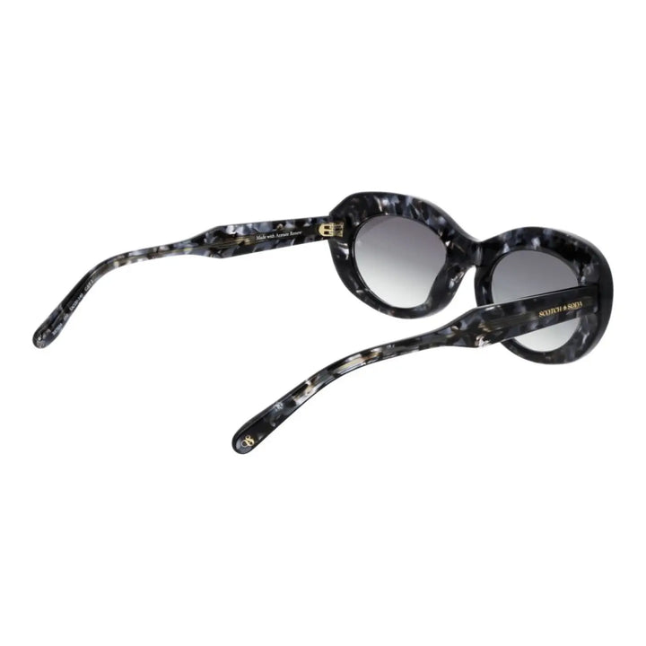 Scotch &amp; Soda Black Acetate Sunglasses