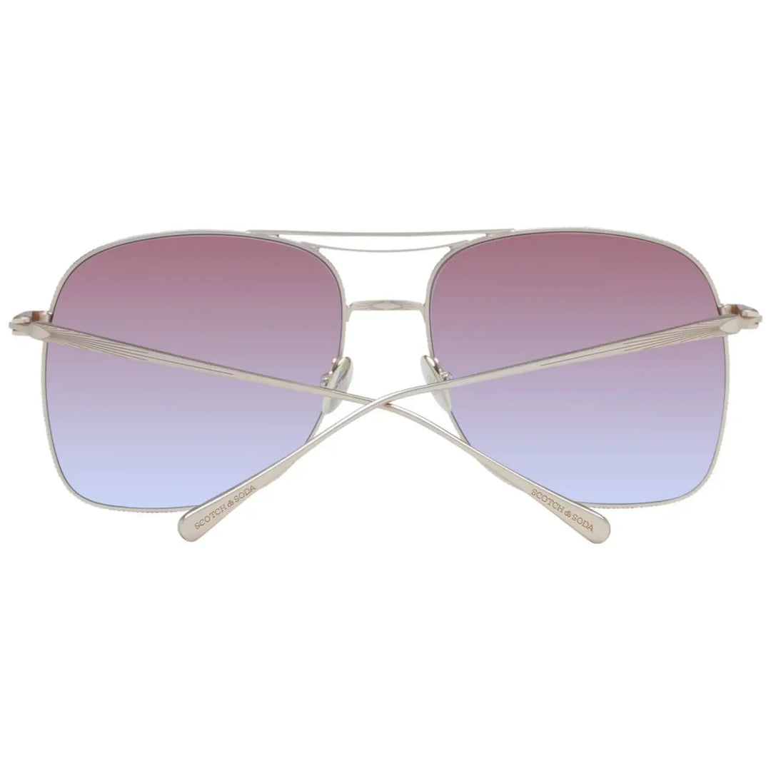 Scotch &amp; Soda Gold Stainless Steel Sunglasses