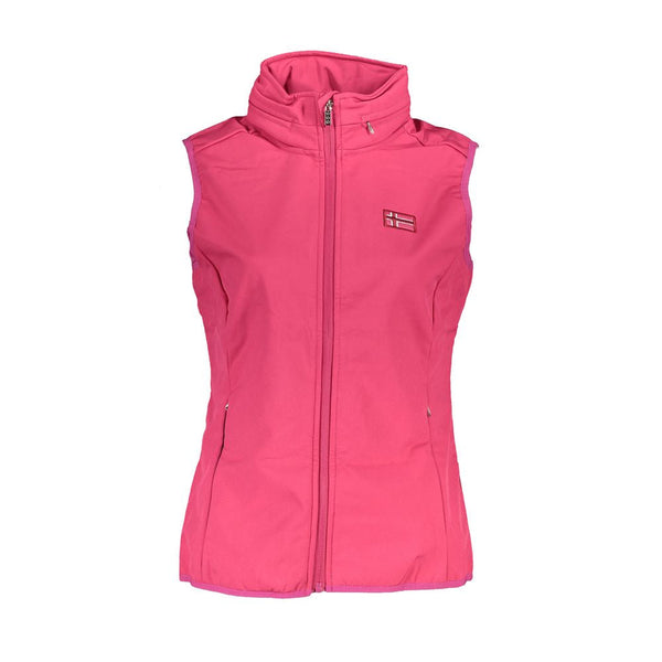 Scuola Nautica Vests - Pink Polyester Women Jacket