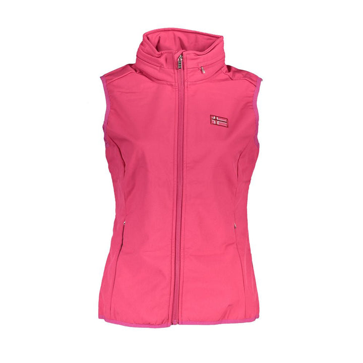 Scuola Nautica Vests - Pink Polyester Women Jacket