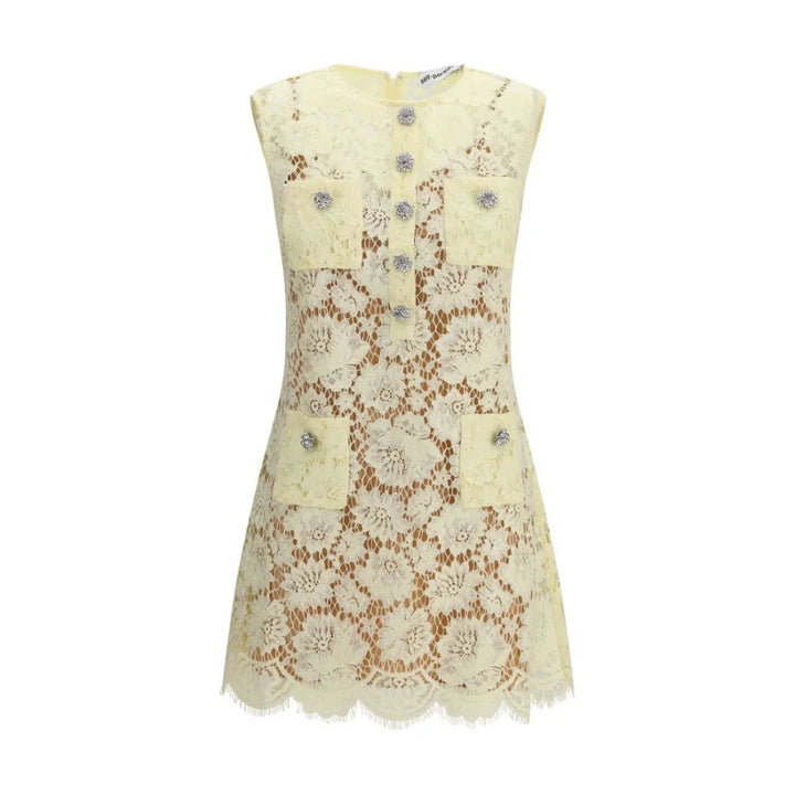 Self-Portrait Bicolor Polyamide Casual Dress