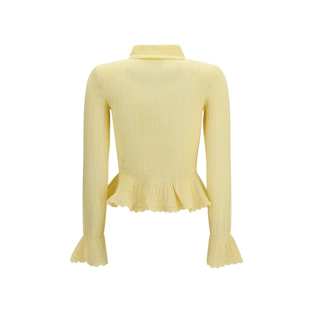 Self-Portrait Bicolor Viscose Cardigan