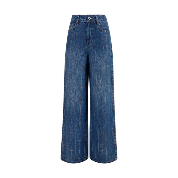 Self-portrait Blue Lyocell Jeans Denim