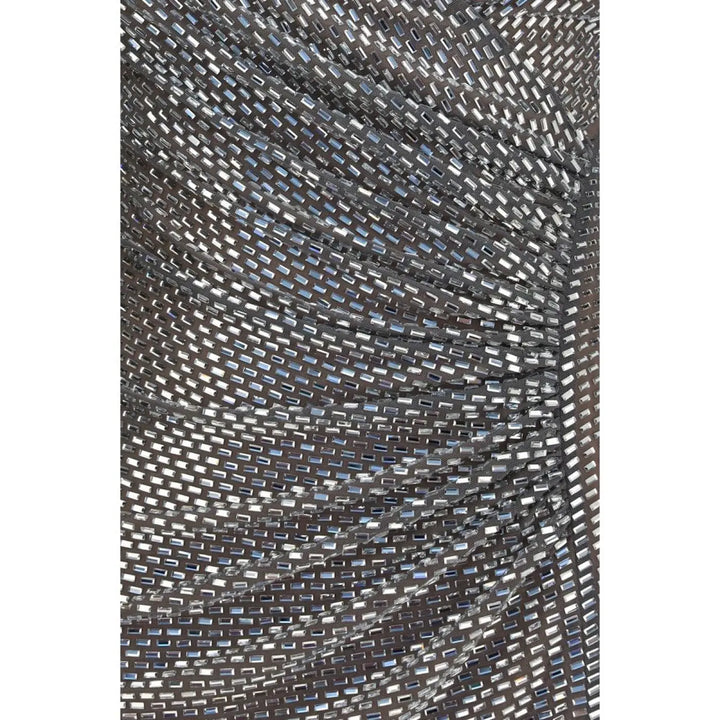 Self-portrait Silver Polyester Cocktail Dress
