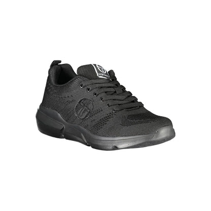 Sergio Tacchini Black Polyester Men Sneaker