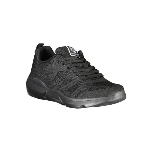 Sergio Tacchini Black Polyester Men Sneaker