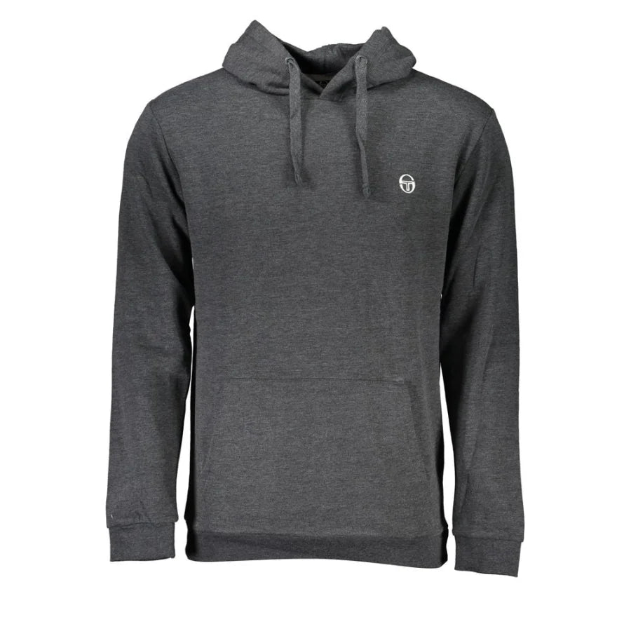 Sergio Tacchini Grigio Cotton Men Sweatshirt