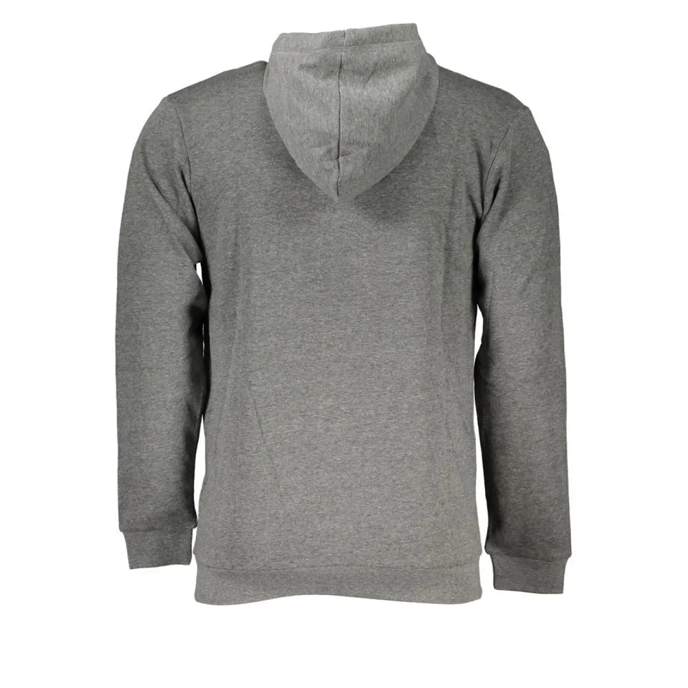 Sergio Tacchini Grigio Cotton Men’s Hooded Sweatshirt
