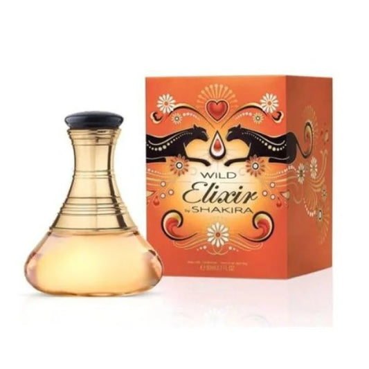 Shakira Wild Elixir Eau Orange Blossom Peach Rose Earthy Cedar Woods Women’s Perfume