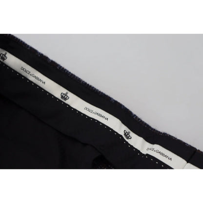 Showstopping Dolce Gabbana Gray Checkered Pants &