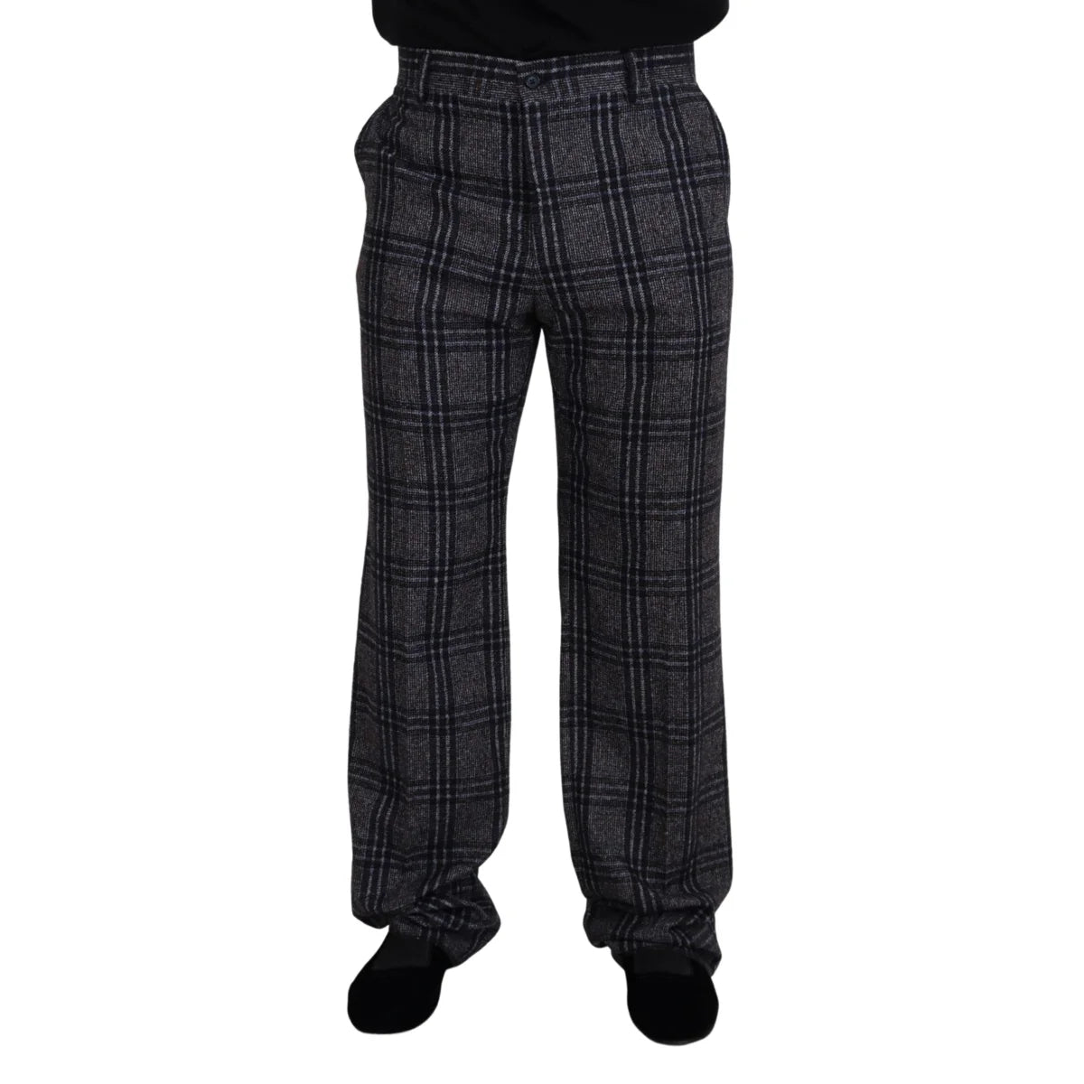 Showstopping Dolce Gabbana Gray Checkered Pants &