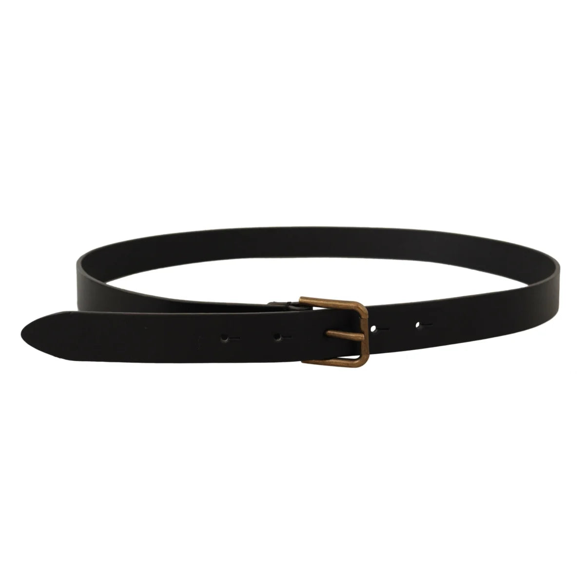 Showstopping Dolce Gabbana Leather Belt With Metal Buckle &