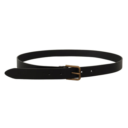 Showstopping Dolce Gabbana Leather Belt With Metal Buckle &
