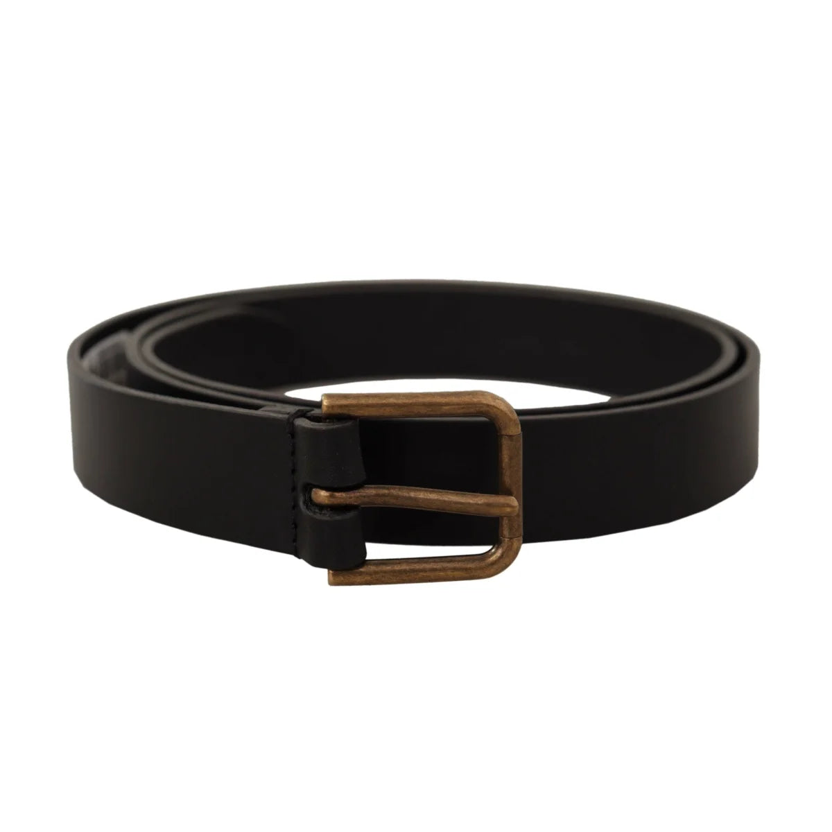 Showstopping Dolce Gabbana Leather Belt With Metal Buckle &