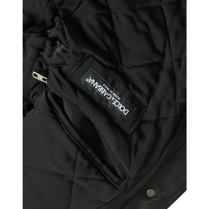 Showstopping Dolce Gabbana Leather Biker Jacket with Luxe Fur Collar &