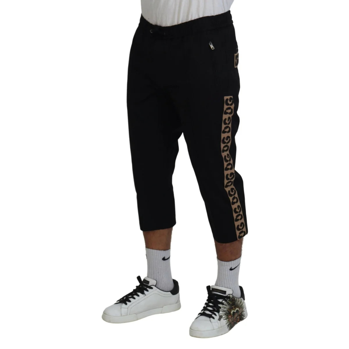 Showstopping Dolce Gabbana Leopard Print Cropped Pants &