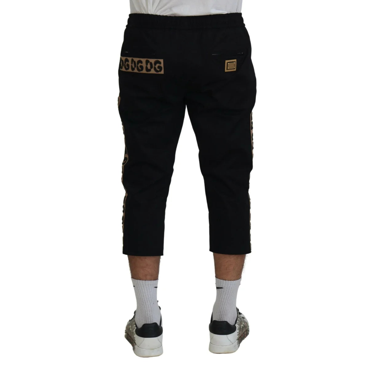 Showstopping Dolce Gabbana Leopard Print Cropped Pants &