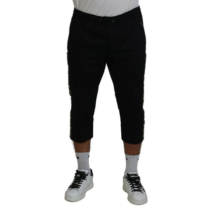 Showstopping Dolce Gabbana Leopard Print Cropped Pants &