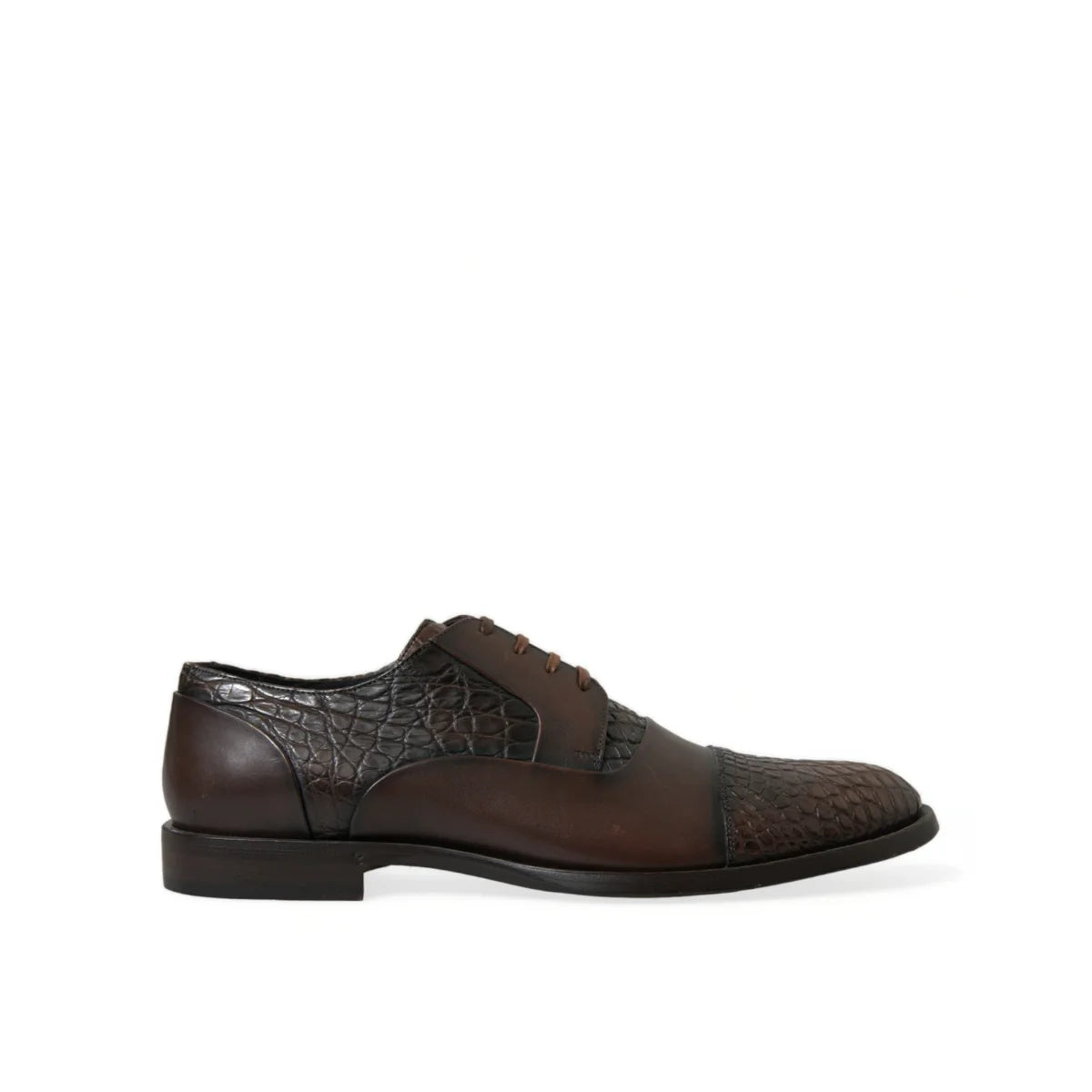 Showstopping Dolce & Gabbana Textured Leather Oxford Dress Shoes