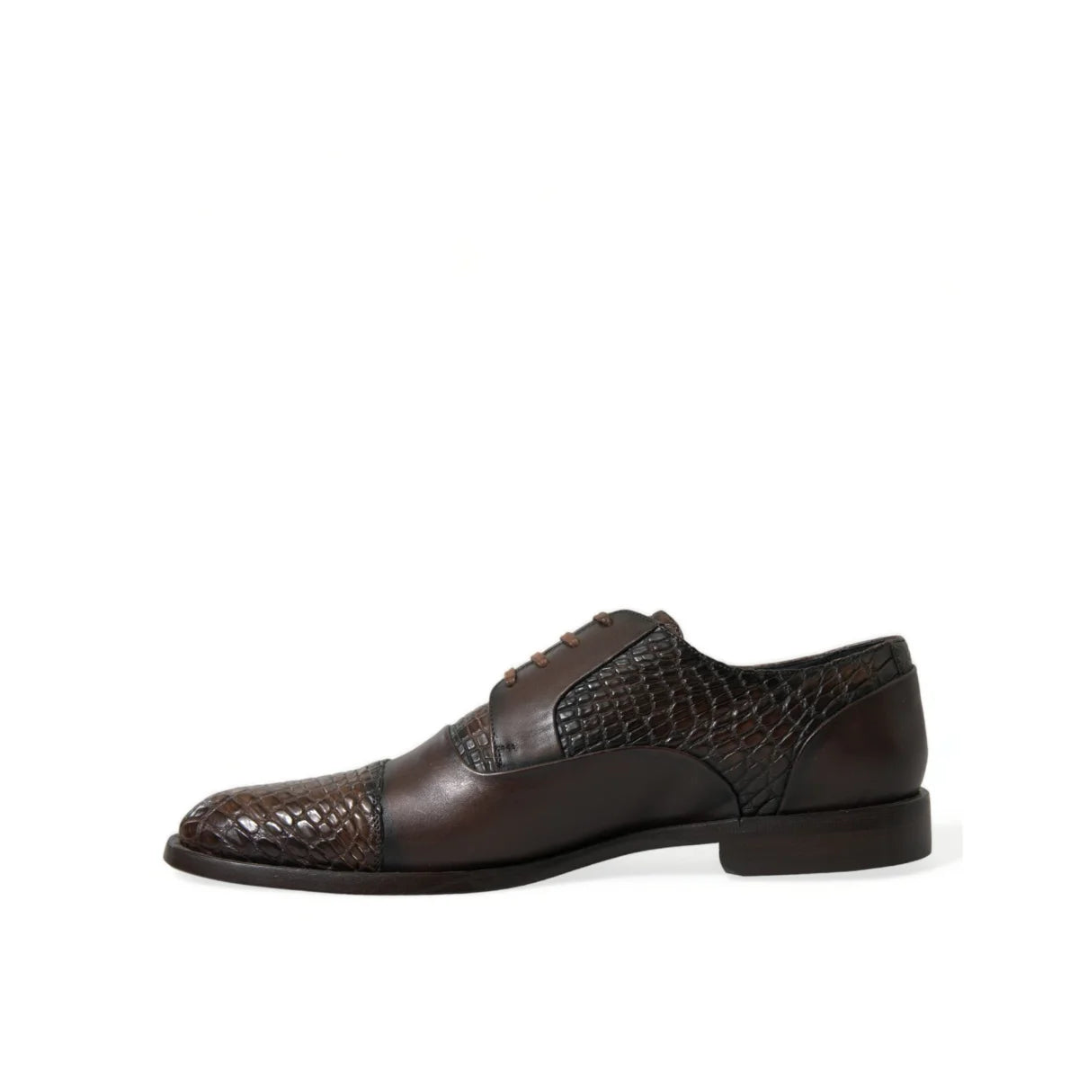 Showstopping Dolce & Gabbana Textured Leather Oxford Dress Shoes