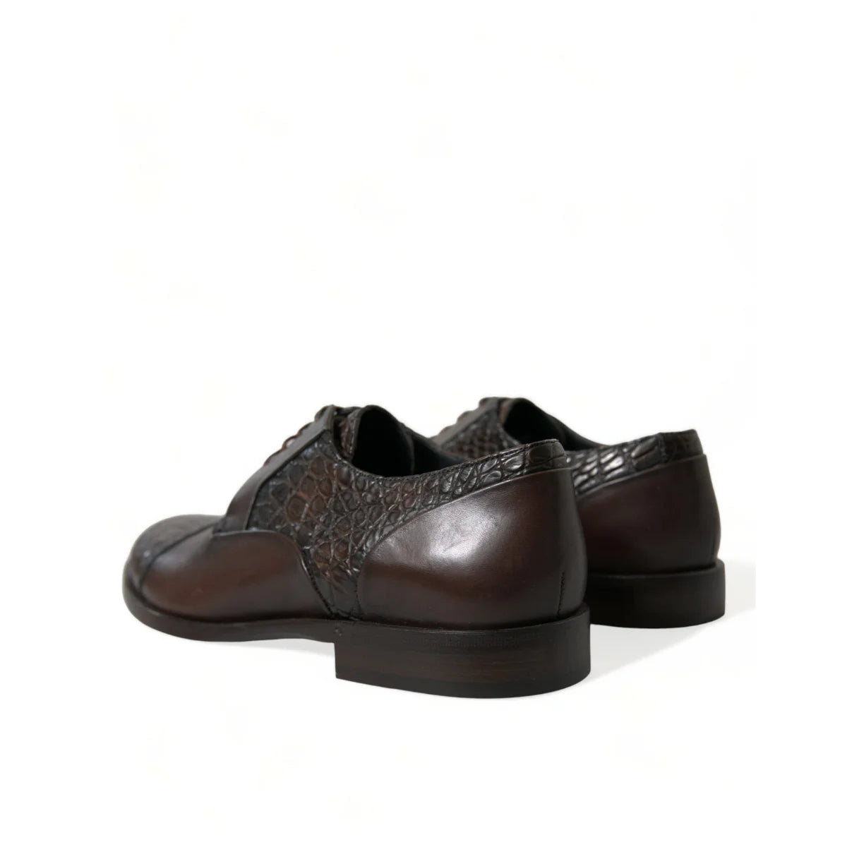 Showstopping Dolce & Gabbana Textured Leather Oxford Dress Shoes