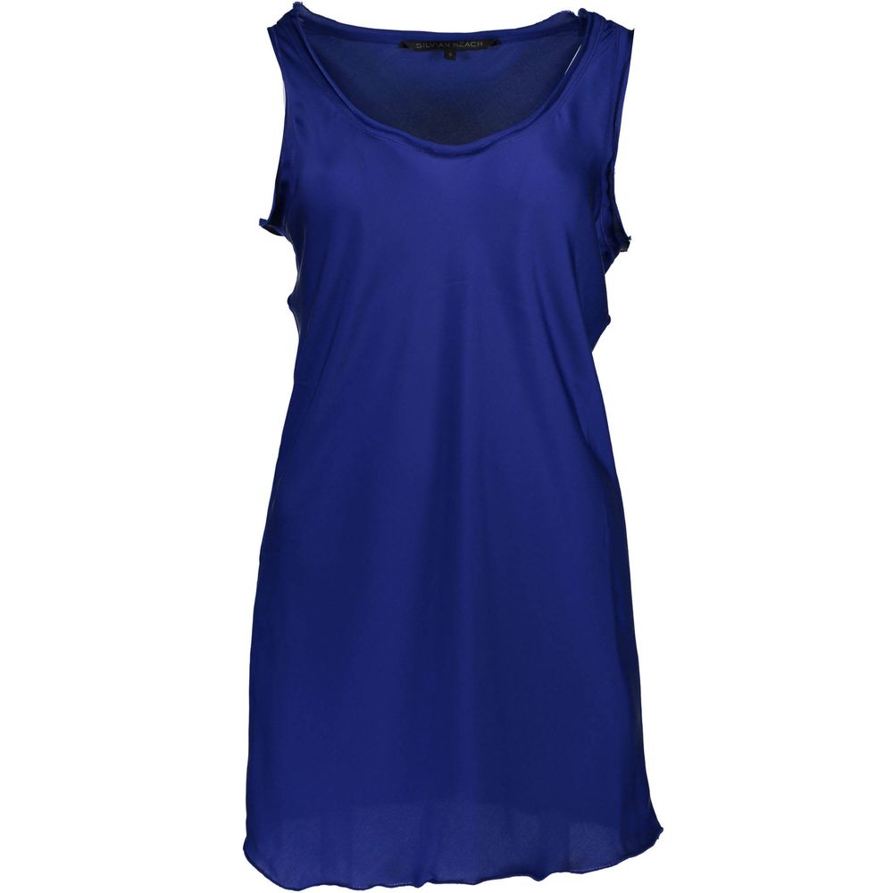 Silvian Heach - Blu Polyester Women T-Shirt
