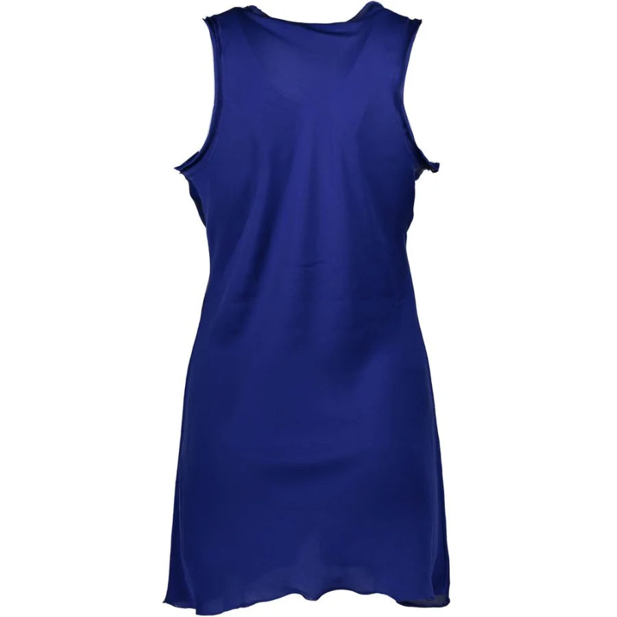 Silvian Heach Blu Polyester Women T-Shirt