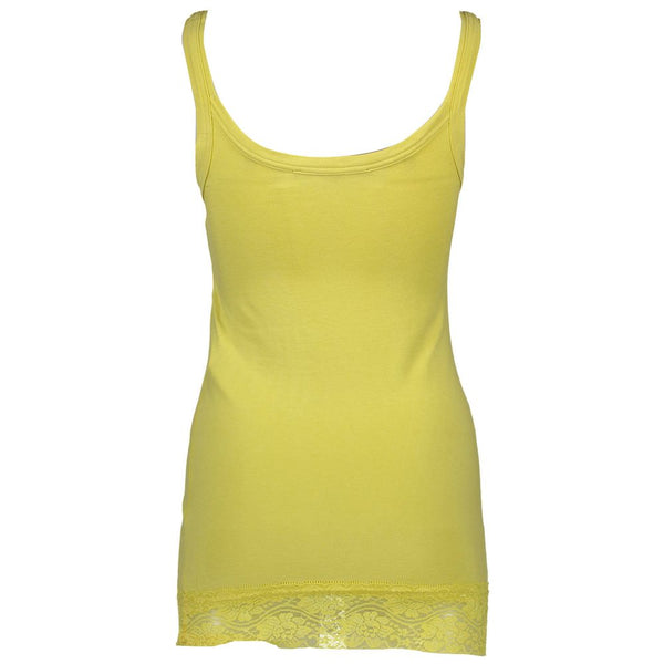 Silvian Heach - Giallo Cotton Women T-Shirt