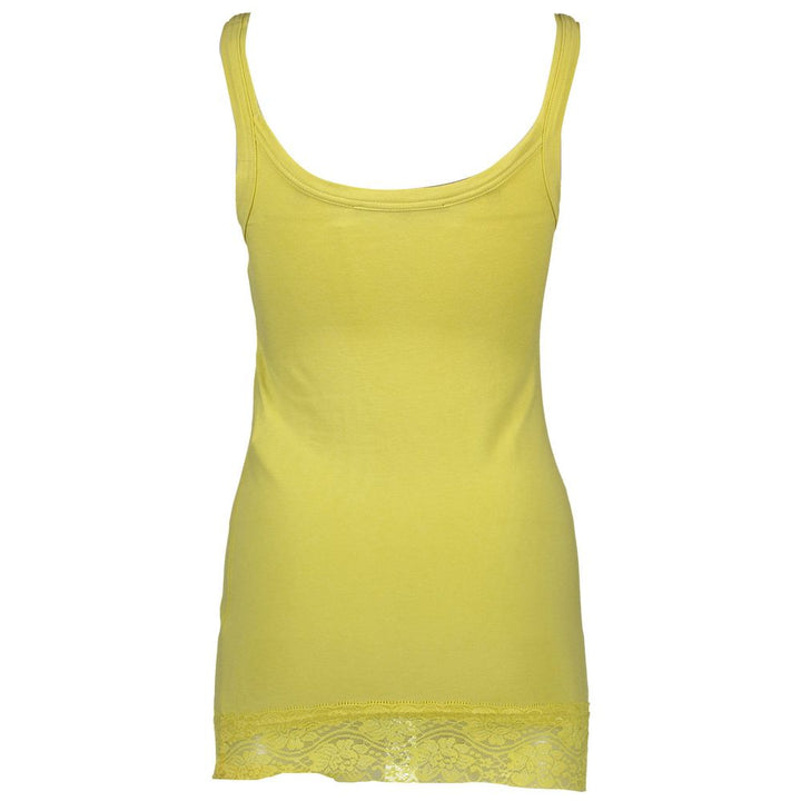 Silvian Heach - Giallo Cotton Women T-Shirt