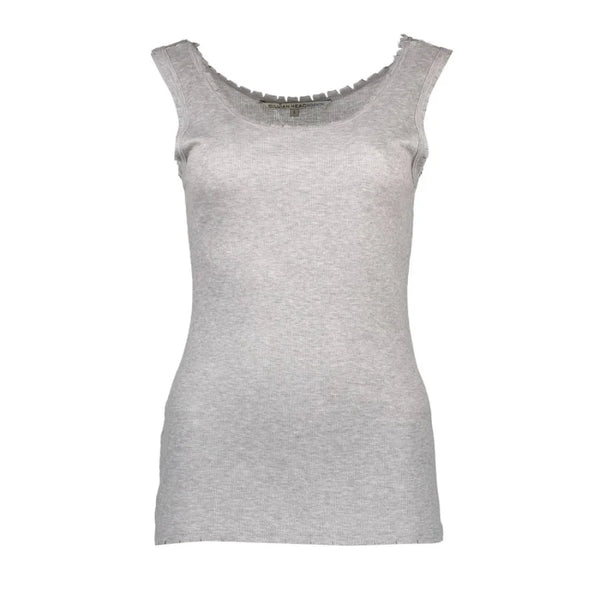 Silvian Heach Grigio Viscosa Women T-Shirt