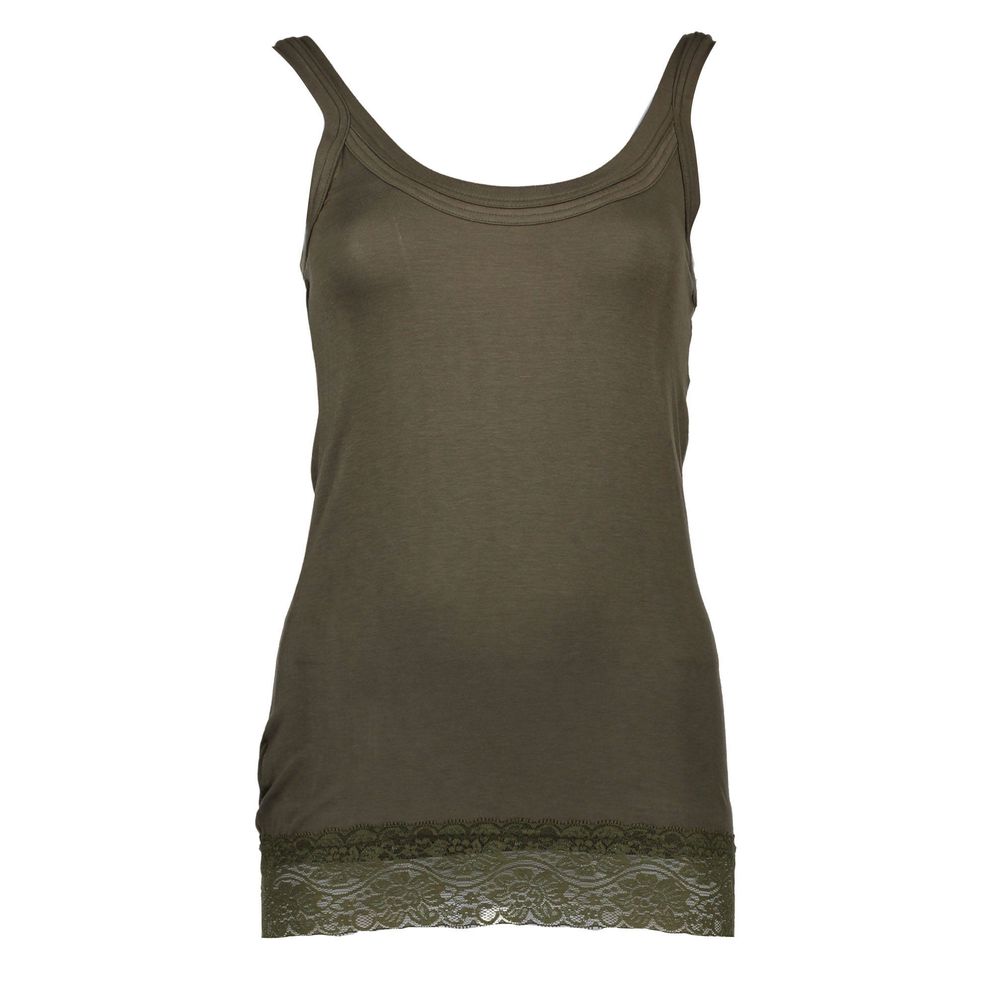 Silvian Heach - Verde Cotton Women T-Shirt