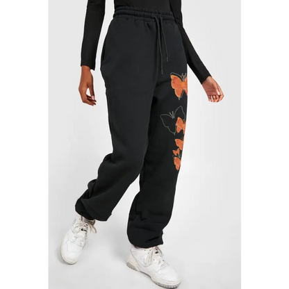 Simply Love Butterfly Graphic Sweatpants for Comfort and Style Trendsi