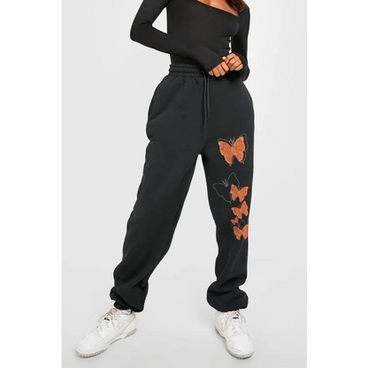 Simply Love Butterfly Graphic Sweatpants for Comfort and Style Trendsi