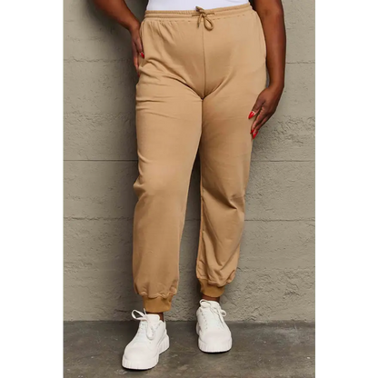 Simply Love Full Size Drawstring Sweatpants for Ultimate Comfort Trendsi