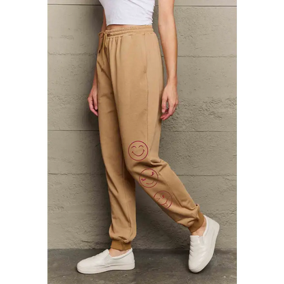 Simply Love Emoji Graphic Sweatpants for Ultimate Comfort and Style Trendsi