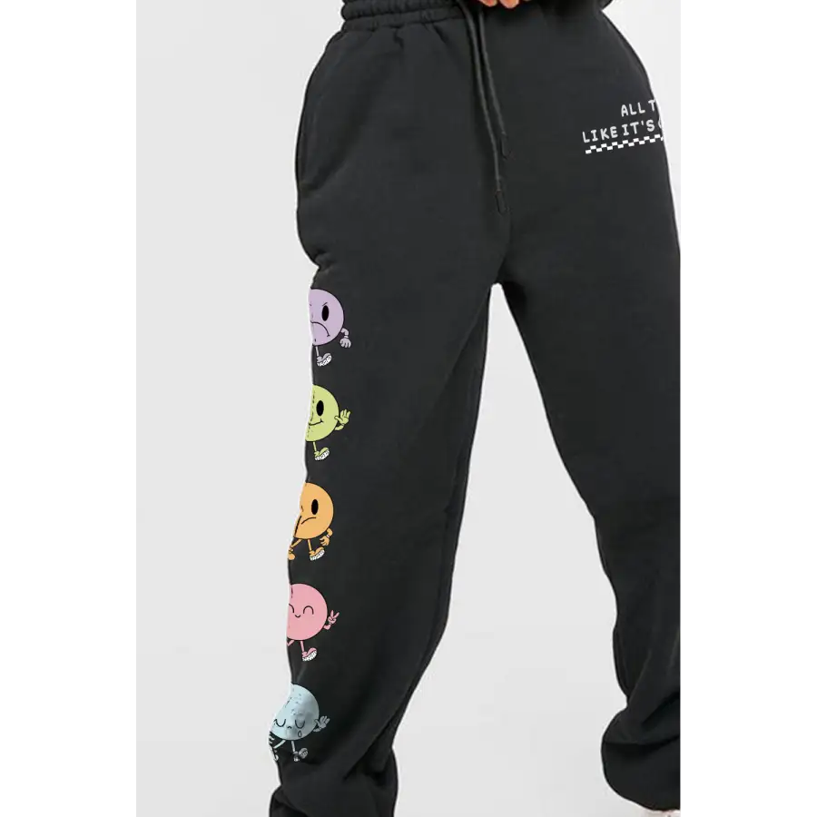 Simply Love Feel Graphic Sweatpants Embrace Comfort and Style Trendsi