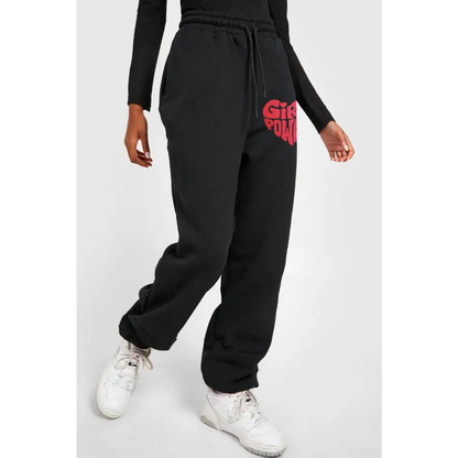 Simply Love Full Size Girl Power Graphic Sweatpants for Empowered Style Trendsi