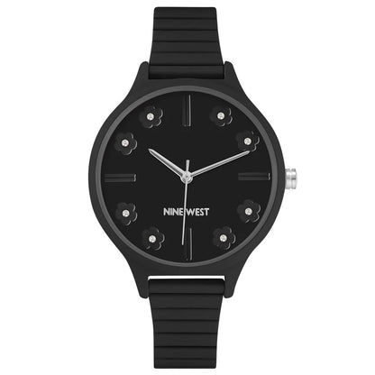 Sleek Black Quartz Watch for Modern Clothing and Perfume Lovers Nine West