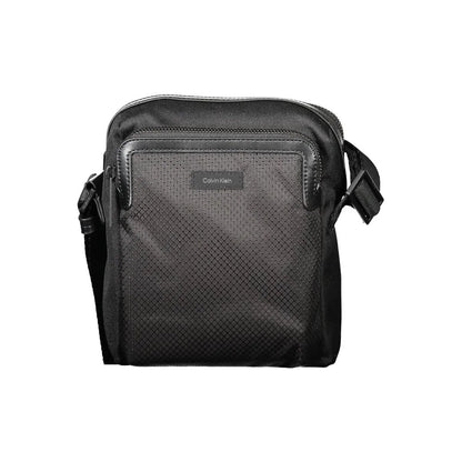 Sleek Calvin Klein Shoulder Bag in Black Minimalist Luxury