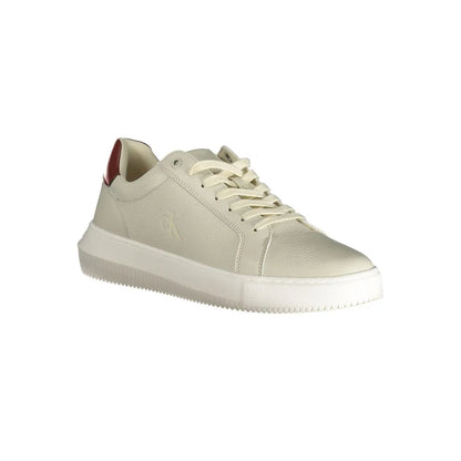 Sleek Calvin Klein Sneakers with Bold Brown Accents for Sporty Style